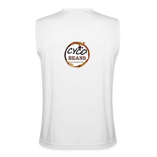 Men’s Performance Sleeveless Shirt - white