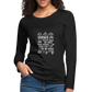Women's Premium Long Sleeve T-Shirt - black