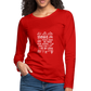 Women's Premium Long Sleeve T-Shirt - red
