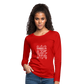 Women's Premium Long Sleeve T-Shirt - red