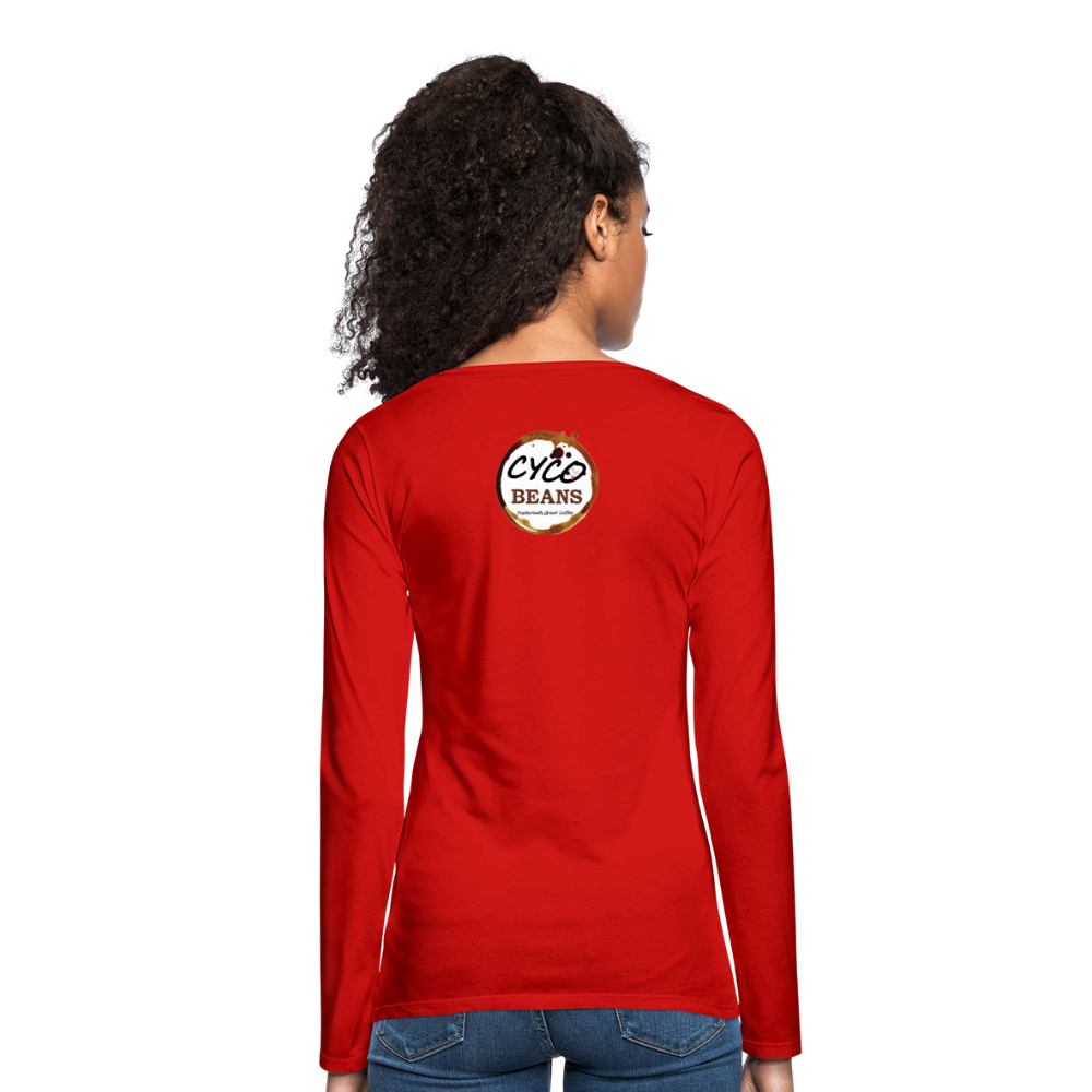 Women's Premium Long Sleeve T-Shirt - red