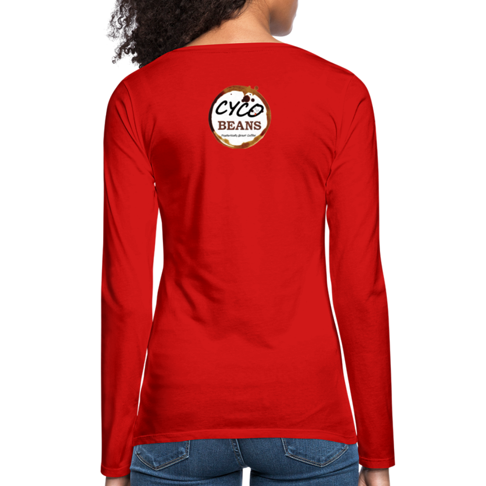 Women's Premium Long Sleeve T-Shirt - red