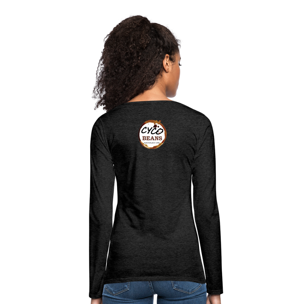 Women's Premium Long Sleeve T-Shirt - charcoal grey