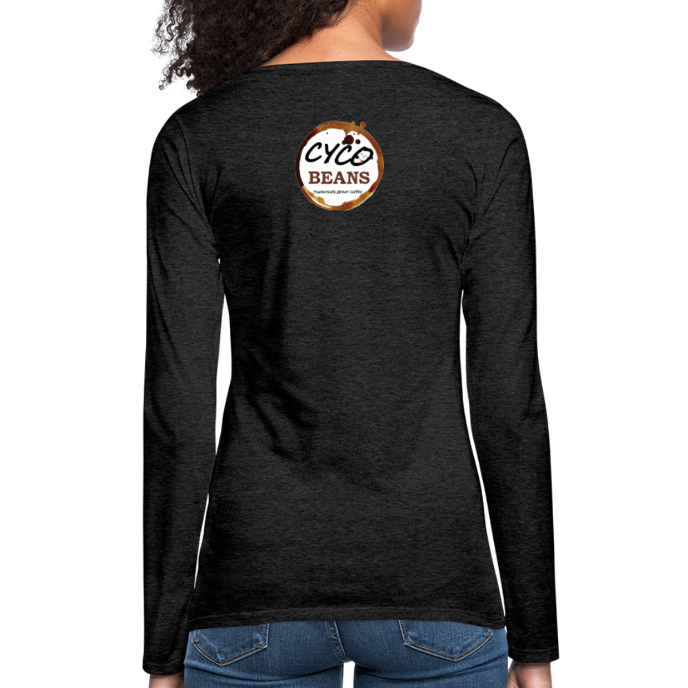 Women's Premium Long Sleeve T-Shirt - charcoal grey
