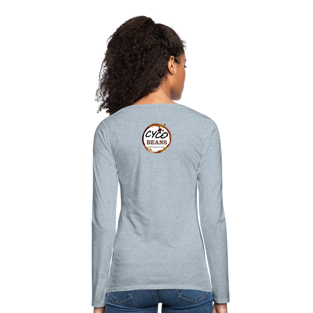 Women's Premium Long Sleeve T-Shirt - heather ice blue