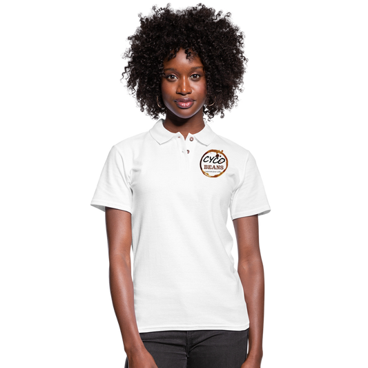 Women's Pique Polo Shirt - white