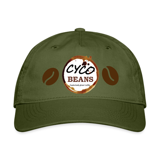 Organic Baseball Cap - olive green