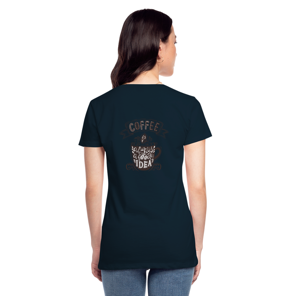 Women’s Premium Organic T-Shirt - deep navy