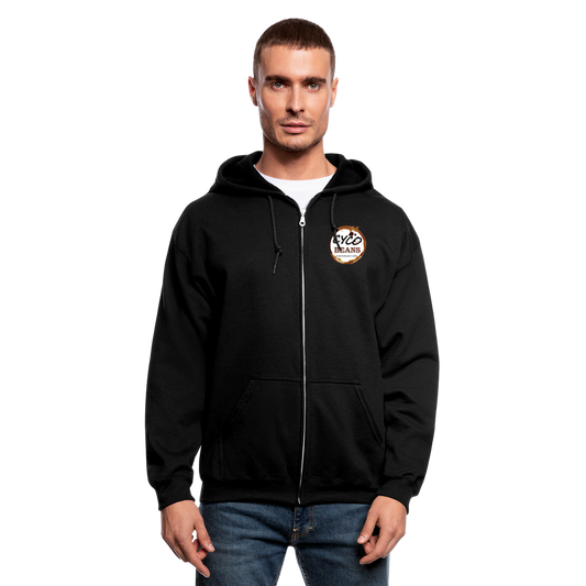 Men's Zip Hoodie - black