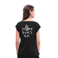 Women's Roll Cuff T-Shirt - black