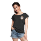 Women's Roll Cuff T-Shirt - heather black