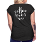 Women's Roll Cuff T-Shirt - heather black