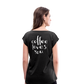 Women's Roll Cuff T-Shirt - heather black