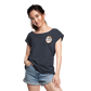 Women's Roll Cuff T-Shirt - navy heather