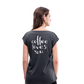Women's Roll Cuff T-Shirt - navy heather