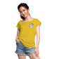 Women's Roll Cuff T-Shirt - mustard yellow