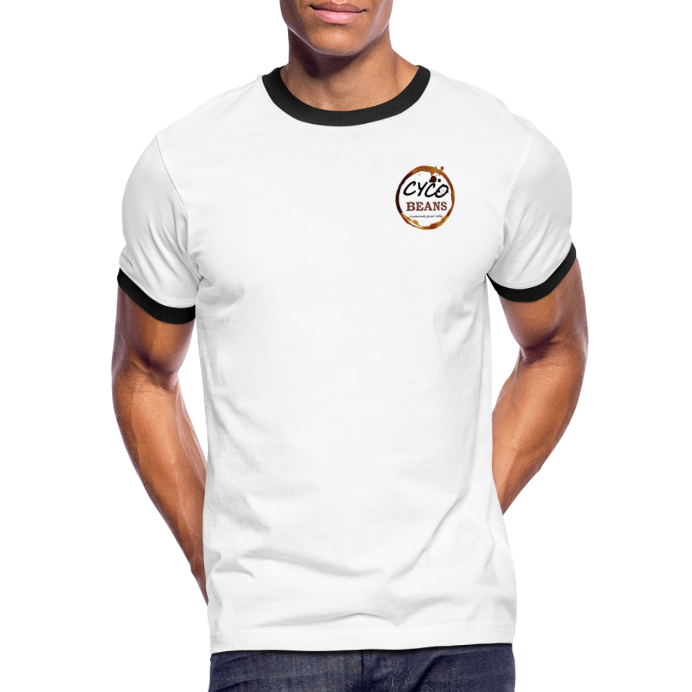 Men's Ringer T-Shirt - white/black