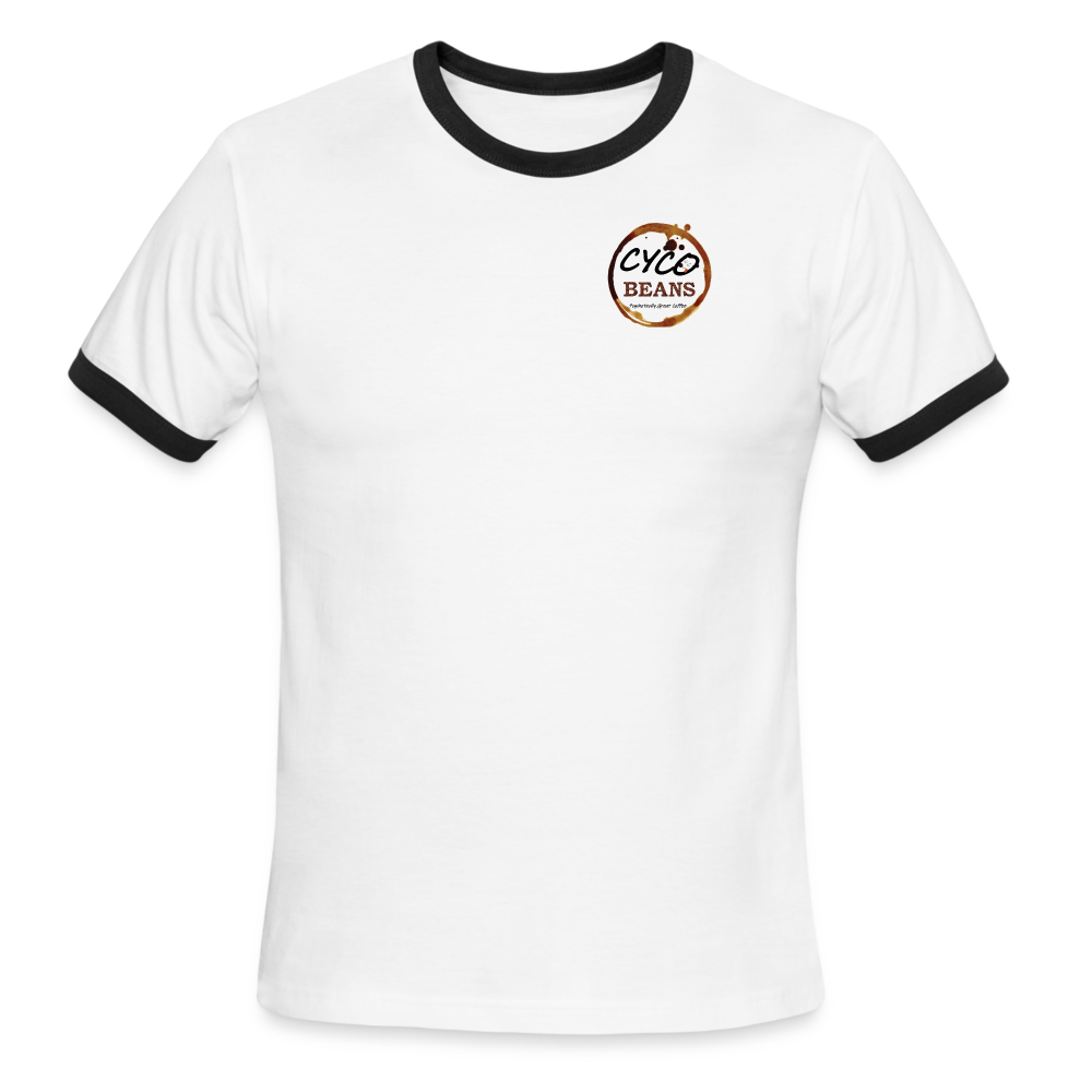 Men's Ringer T-Shirt - white/black
