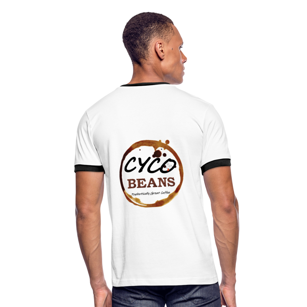 Men's Ringer T-Shirt - white/black