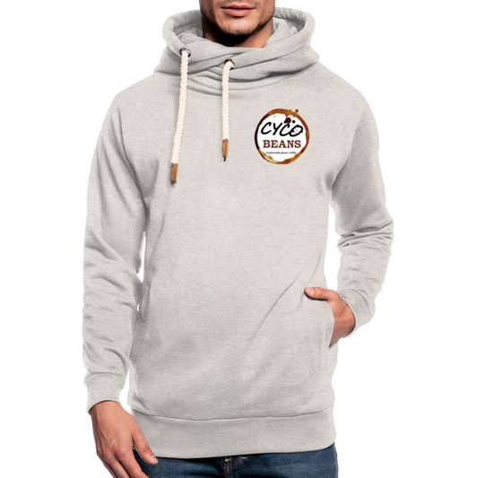 Shawl Collar Hoodie - heather oatmeal