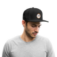 Snapback Baseball Cap - black
