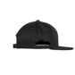 Snapback Baseball Cap - black