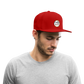 Snapback Baseball Cap - red