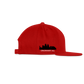 Snapback Baseball Cap - red