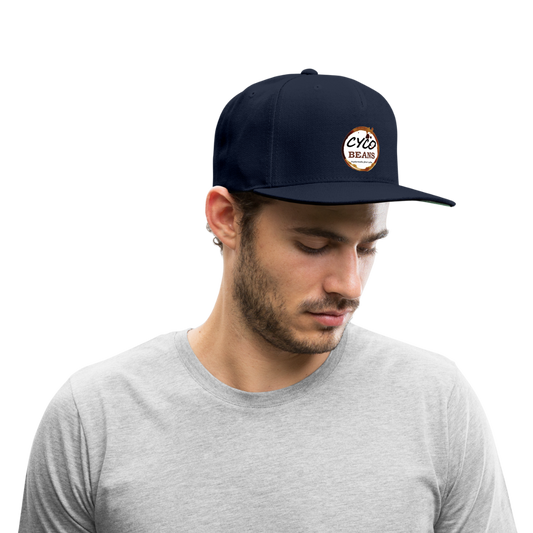 Snapback Baseball Cap - navy