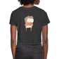 Women's Cropped T-Shirt - deep heather