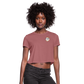 Women's Cropped T-Shirt - mauve