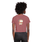 Women's Cropped T-Shirt - mauve