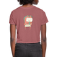Women's Cropped T-Shirt - mauve