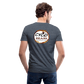Men's V-Neck T-Shirt - heather navy