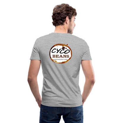 Men's V-Neck T-Shirt - heather gray