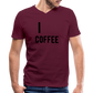 Men's V-Neck T-Shirt - maroon
