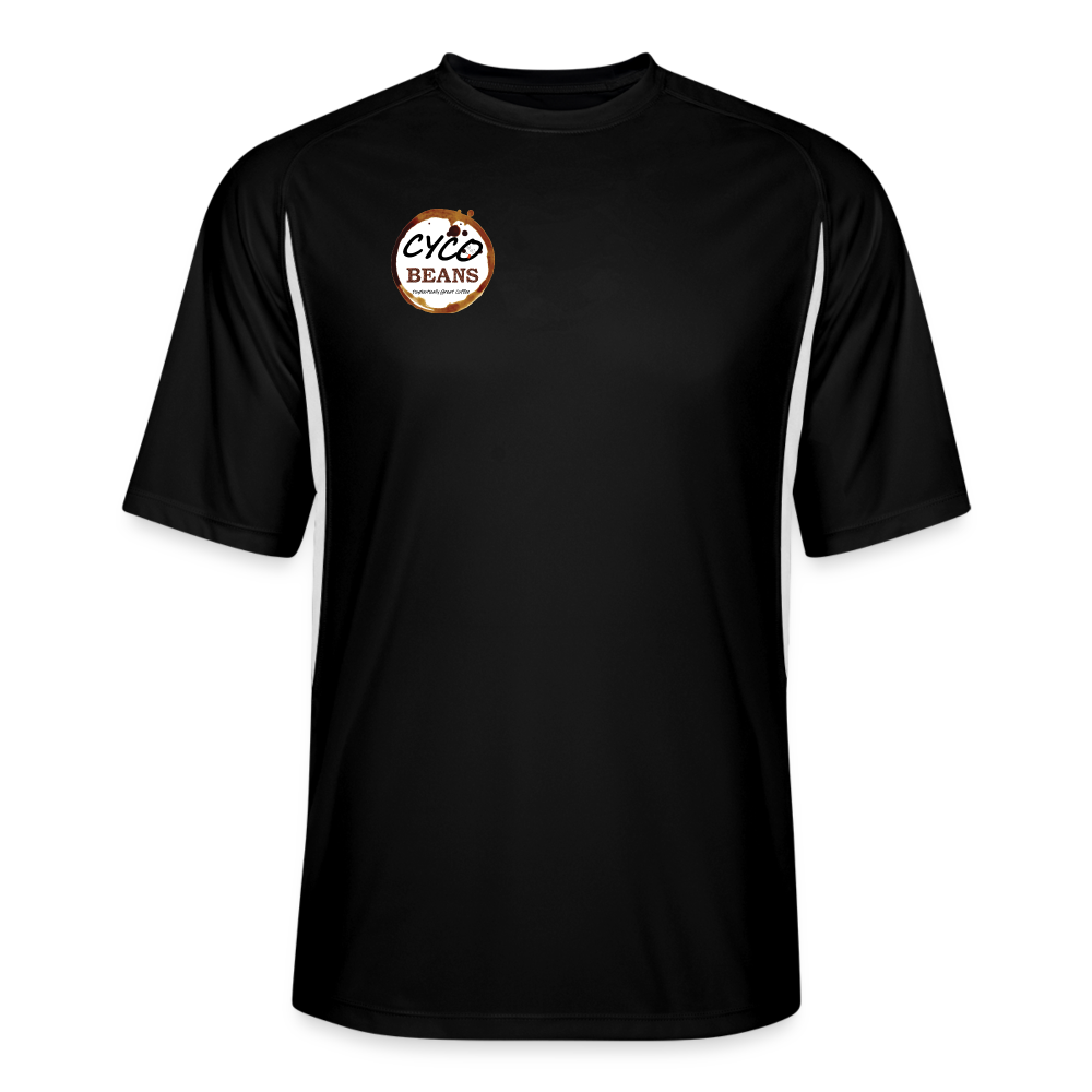 Men’s Cooling Performance Color Blocked Jersey - black/white